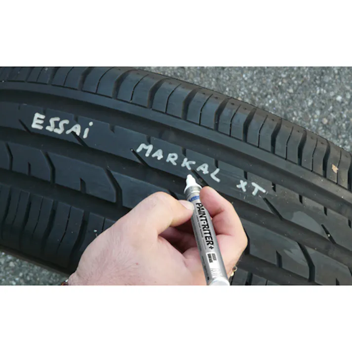 【CAINZ-DASH】LA-CO社 Markal 工業用マーカー 「PAINT-RITER+Rough Surface」 黄 97251【別送品】