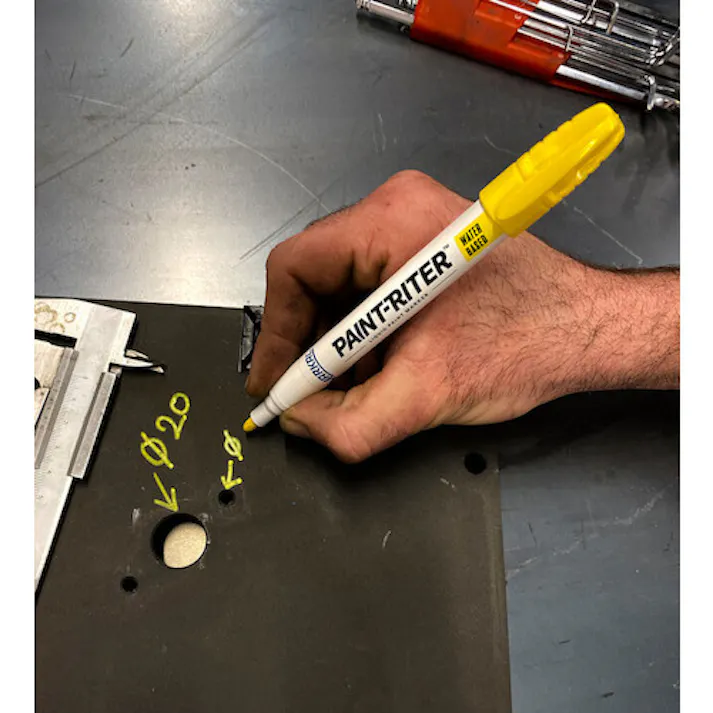 【CAINZ-DASH】LA-CO社 工業用水性マーカー PAINT-RITER 赤 97402【別送品】