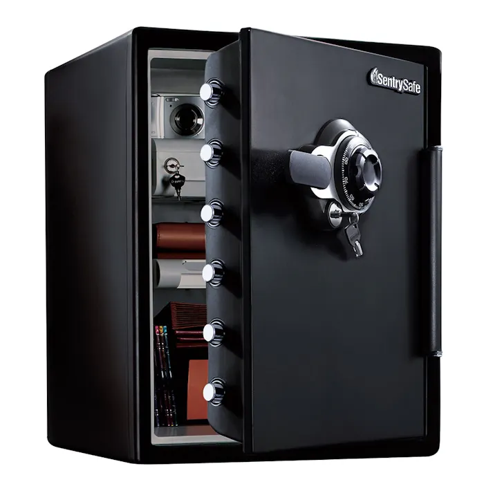 【送料・開梱・設置料込み】セントリー ダイヤル式1時間耐火・耐水金庫 JFW205DG 【別送品】