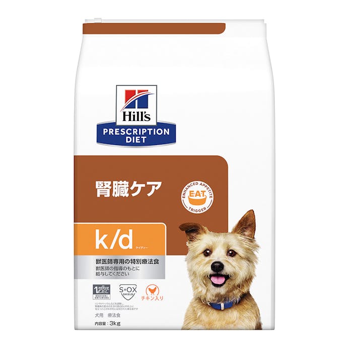 プリスクリプション・ダイエット 犬用 k/d 腎臓ケア 3kg