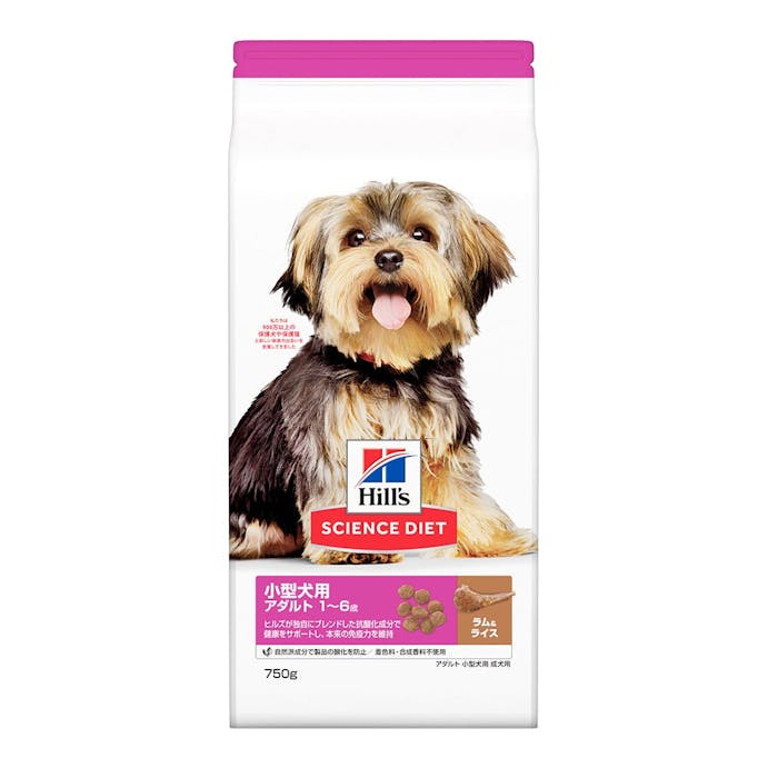 日本ヒルズ サイエンスダイエット 小型犬用 アダルト1～6歳 成犬用 ラム＆ライス 750g