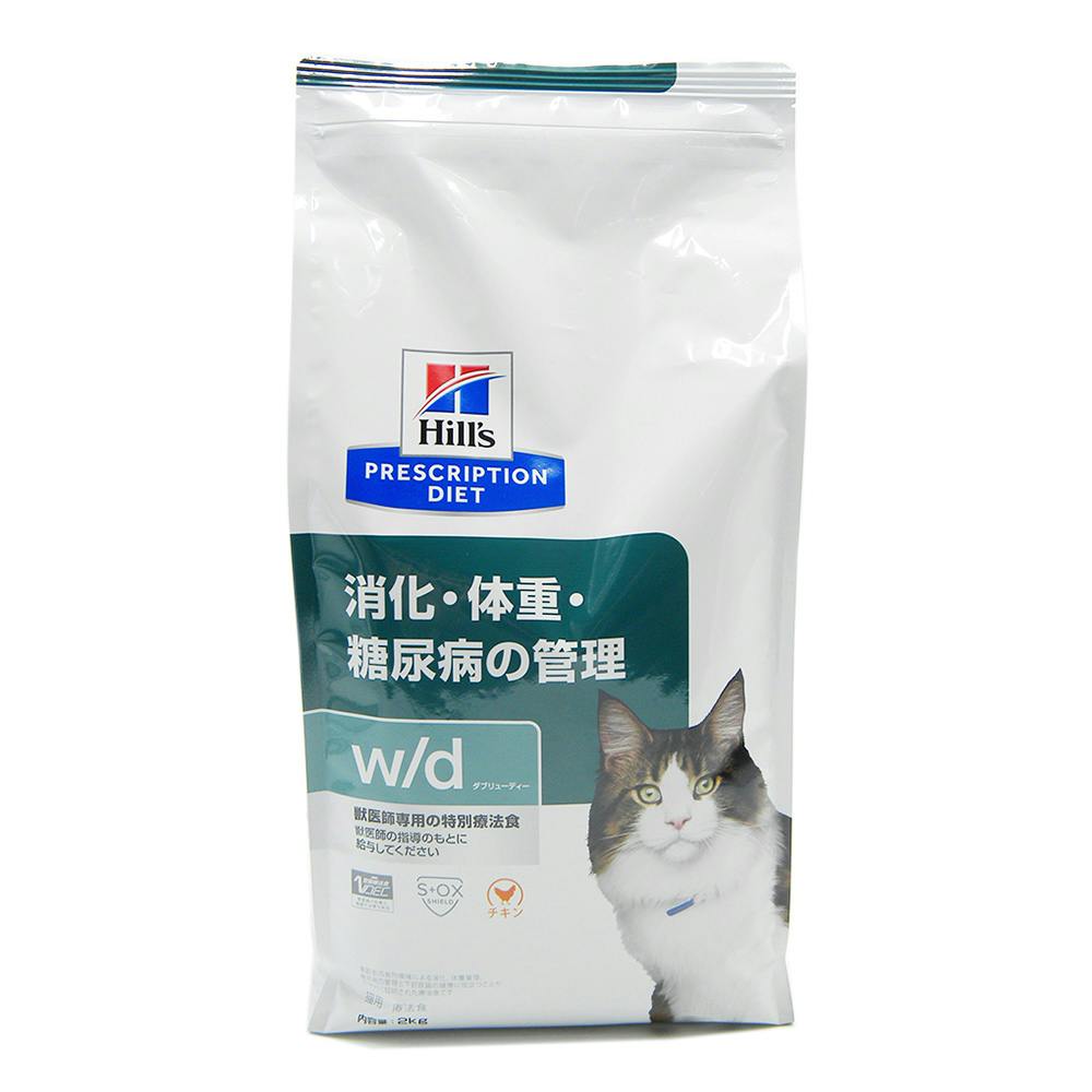 Hills w/D 猫療養食 ４キロ×１個 新品 - 猫用品