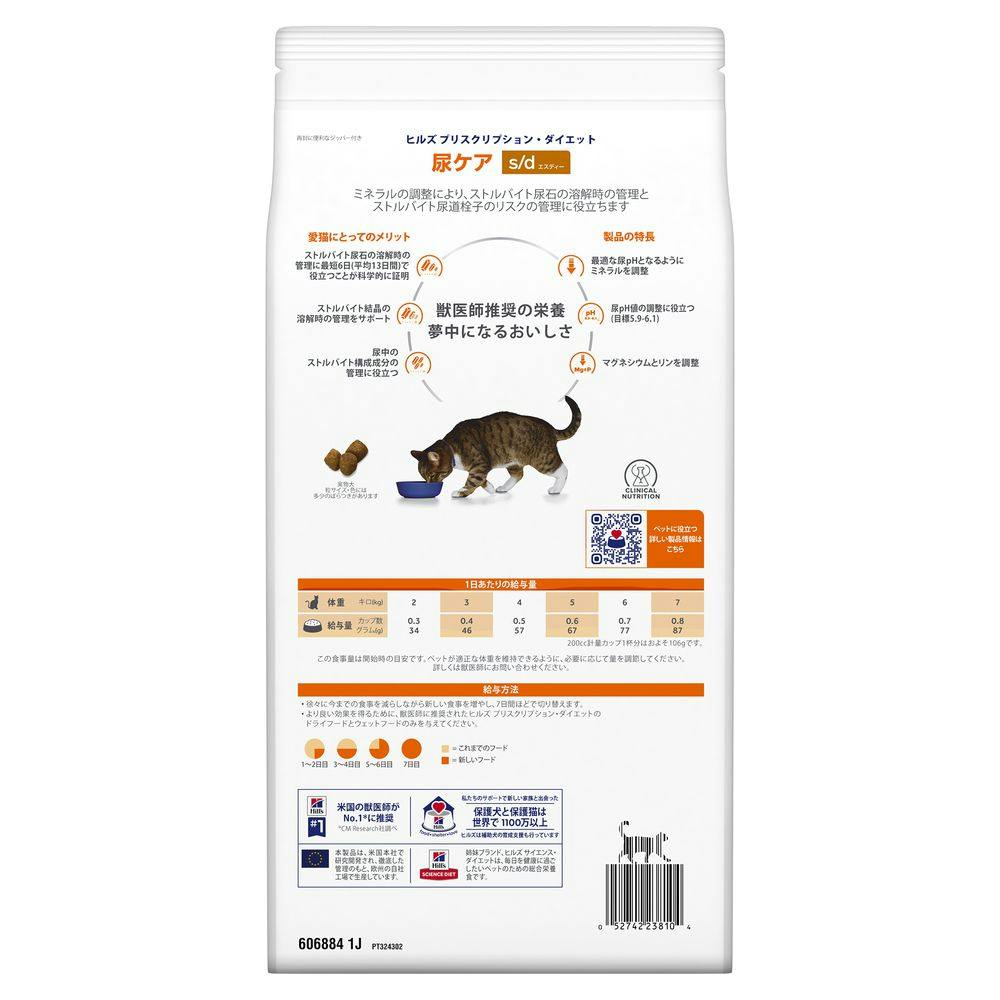 入荷未定★PrescriptionDiet c/d尿ケア★内容量2キロ×2袋 Hill's-Colgate (Japan) Ltd.