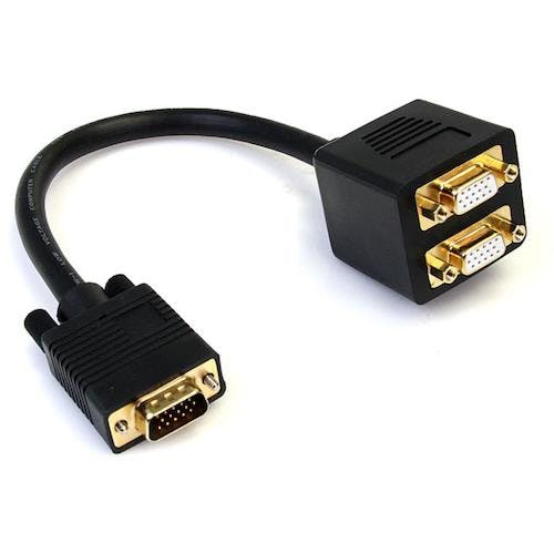 STARTECH.COM社 VGAケーブル/VGAスプリッター/30cm/1x VGA - 2x VGA/オス・メス VGASPL1VV ビデオ分配器 STARTECH.COM社 VGAケーブル/VGAスプリッター/30cm/1x VGA - 2x VGA/オス・メス VGASPL1VV ビデオ分配器