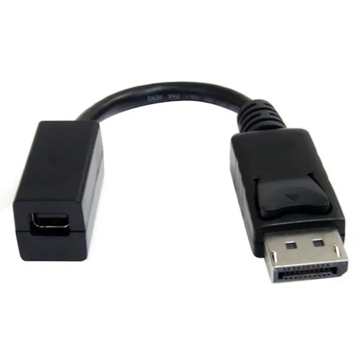 【CAINZ-DASH】STARTECH.COM社 ディスプレイ変換ケーブル/DP - mDP 1.2/15cm/4K60Hz/ブラック DP2MDPMF6IN【別送品】