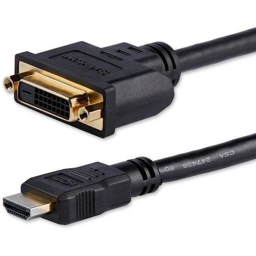 STARTECH.COM社 ディスプレイ変換ケーブル/HDMI - DVI-D/20cm/HDMIオス・DVIメス HDDVIMF8IN ディスプレイケーブル STARTECH.COM社 ディスプレイ変換ケーブル/HDMI - DVI-D/20cm/HDMIオス・DVIメス HDDVIMF8IN ディスプレイケーブル