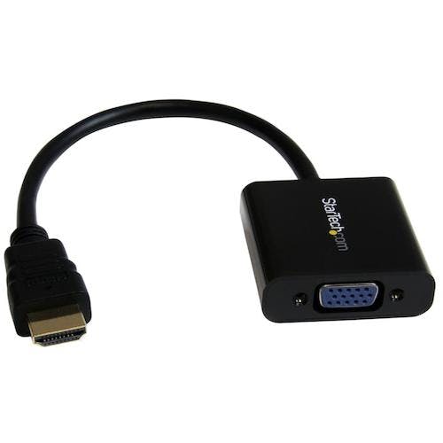 STARTECH.COM社 ディスプレイアダプター/HDMI - VGA/1080p/オーディオなし HD2VGAE2 変換アダプタ(ケーブル) STARTECH.COM社 ディスプレイアダプター/HDMI - VGA/1080p/オーディオなし HD2VGAE2 変換アダプタ(ケーブル)