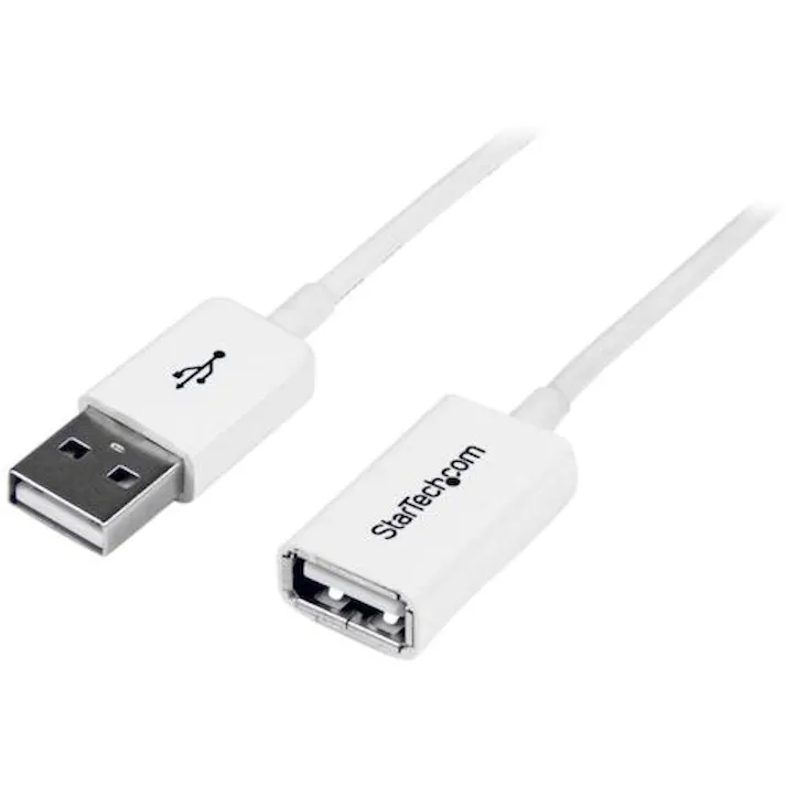 【CAINZ-DASH】STARTECH.COM社 USBケーブル/A-A/3m/USB 2.0/480Mbps/延長用/オス・メス/WT USBEXTPAA3MW【別送品】