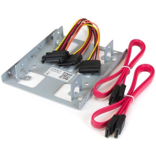 STARTECH.COM社 SSD / HDDマウンタ/2x 2.5" HDD/SSDを3.5"ベイに変換/ケーブル同梱 BRACKET25X2 変換アダプタ(ケーブル) STARTECH.COM社 SSD / HDDマウンタ/2x 2.5" HDD/SSDを3.5"ベイに変換/ケーブル同梱 BRACKET25X2 変換アダプタ(ケーブル)