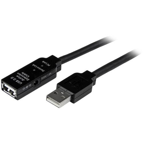 STARTECH.COM社 USBケーブル/A-A/10m/USB 2.0/アクティブ延長/オス・メス/BK USB2AAEXT10M USBケーブル STARTECH.COM社 USBケーブル/A-A/10m/USB 2.0/アクティブ延長/オス・メス/BK USB2AAEXT10M USBケーブル