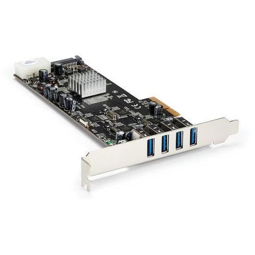STARTECH.COM社 USB増設カード/PCIe 2.0 - 4x USB-A/5Gbps/SATA・LP4電源 PEXUSB3S44V 基板用品 STARTECH.COM社 USB増設カード/PCIe 2.0 - 4x USB-A/5Gbps/SATA・LP4電源 PEXUSB3S44V 基板用品
