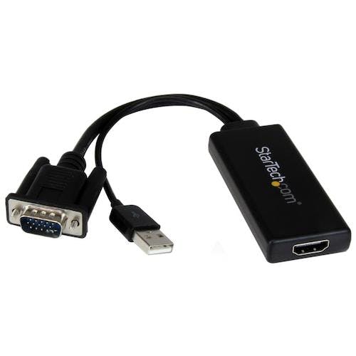 STARTECH.COM社 ディスプレイアダプター/VGA - HDMI/1080p/USBパワー/オーディオ VGA2HDU 変換アダプタ(ケーブル) STARTECH.COM社 ディスプレイアダプター/VGA - HDMI/1080p/USBパワー/オーディオ VGA2HDU 変換アダプタ(ケーブル)