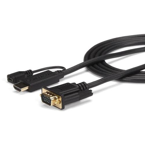 STARTECH.COM社 ディスプレイ変換ケーブル/HDMI - VGA/91cm/1080p/BK HD2VGAMM3 ディスプレイケーブル STARTECH.COM社 ディスプレイ変換ケーブル/HDMI - VGA/91cm/1080p/BK HD2VGAMM3 ディスプレイケーブル