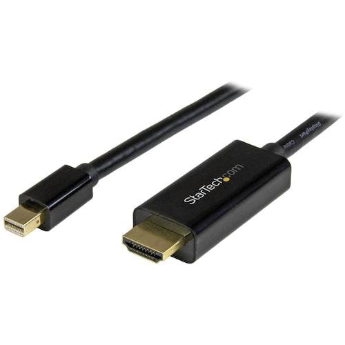 STARTECH.COM社 ディスプレイ変換ケーブル/mDP 1.2 - HDMI 1.4/1m/4K30Hz/BK MDP2HDMM1MB ディスプレイケーブル STARTECH.COM社 ディスプレイ変換ケーブル/mDP 1.2 - HDMI 1.4/1m/4K30Hz/BK MDP2HDMM1MB ディスプレイケーブル