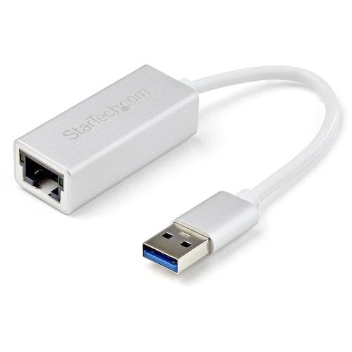 STARTECH.COM社 LANアダプター/USB 3.0/1x RJ45/10/100/1000 Mbps/シルバー USB31000SA 変換アダプタ(ケーブル) STARTECH.COM社 LANアダプター/USB 3.0/1x RJ45/10/100/1000 Mbps/シルバー USB31000SA 変換アダプタ(ケーブル)