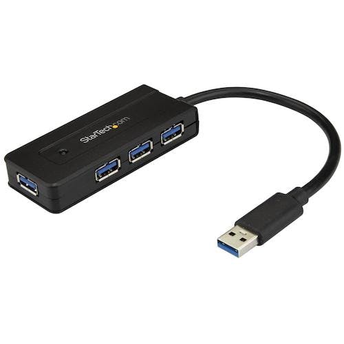 STARTECH.COM社 USBハブ/USB 3.0/USB-A - 4x USB-A/ACアダプター付属/ブラック ST4300MINI USBハブ(ケーブル) STARTECH.COM社 USBハブ/USB 3.0/USB-A - 4x USB-A/ACアダプター付属/ブラック ST4300MINI USBハブ(ケーブル)