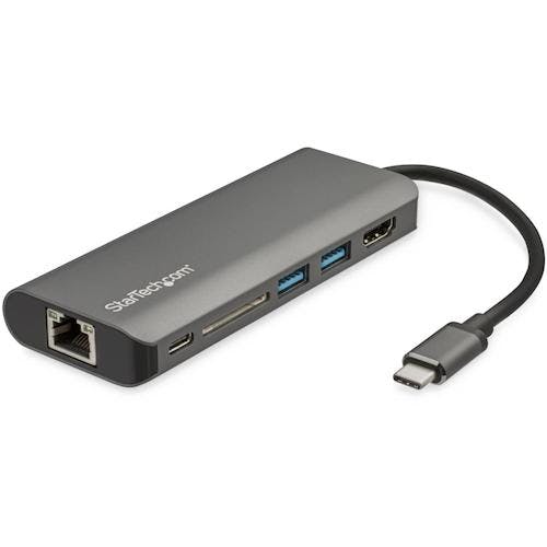 STARTECH.COM社 USBマルチハブ/USB-C/4K30Hz HDMI/60W PD/3x USB/LAN/SD DKT30CSDHPD3 USBハブ(ケーブル) STARTECH.COM社 USBマルチハブ/USB-C/4K30Hz HDMI/60W PD/3x USB/LAN/SD DKT30CSDHPD3 USBハブ(ケーブル)
