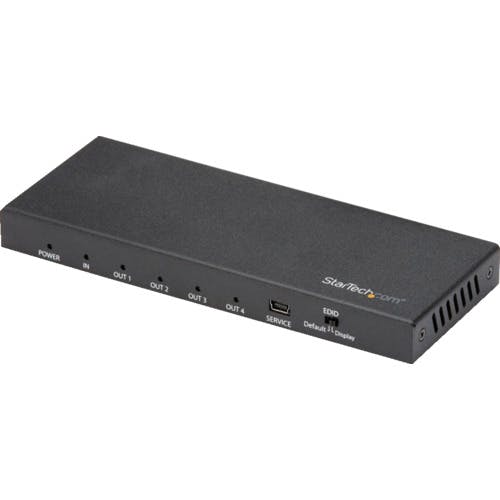 STARTECH.COM社 ビデオスプリッター/HDMI/1入力4出力/4K60Hz/EDID/HDCP 2.2 ST124HD202 ビデオ分配器 STARTECH.COM社 ビデオスプリッター/HDMI/1入力4出力/4K60Hz/EDID/HDCP 2.2 ST124HD202 ビデオ分配器