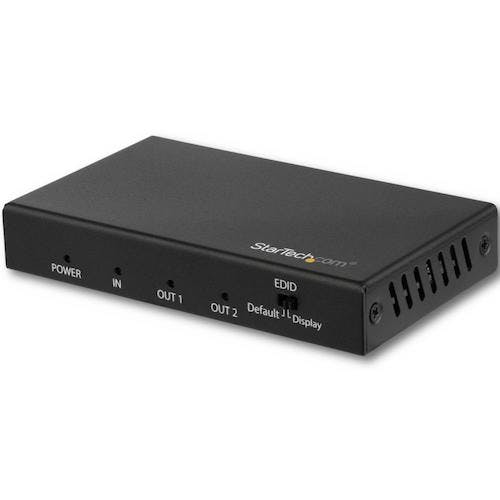 STARTECH.COM社 ビデオスプリッター/HDMI/1入力2出力/4K60Hz/EDID/HDCP 2.2 ST122HD202 ビデオ分配器 STARTECH.COM社 ビデオスプリッター/HDMI/1入力2出力/4K60Hz/EDID/HDCP 2.2 ST122HD202 ビデオ分配器