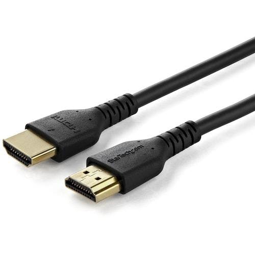 STARTECH.COM社 HDMI 2.0ケーブル/1m/4K60Hz/強化アラミド繊維/オス・オス/BK RHDMM1MP HDMIケーブル STARTECH.COM社 HDMI 2.0ケーブル/1m/4K60Hz/強化アラミド繊維/オス・オス/BK RHDMM1MP HDMIケーブル