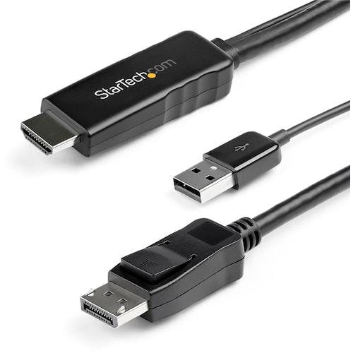 STARTECH.COM社 ディスプレイ変換ケーブル/HDMI - DP/2m/4K30Hz/USBパワー HD2DPMM2M ディスプレイケーブル STARTECH.COM社 ディスプレイ変換ケーブル/HDMI - DP/2m/4K30Hz/USBパワー HD2DPMM2M ディスプレイケーブル