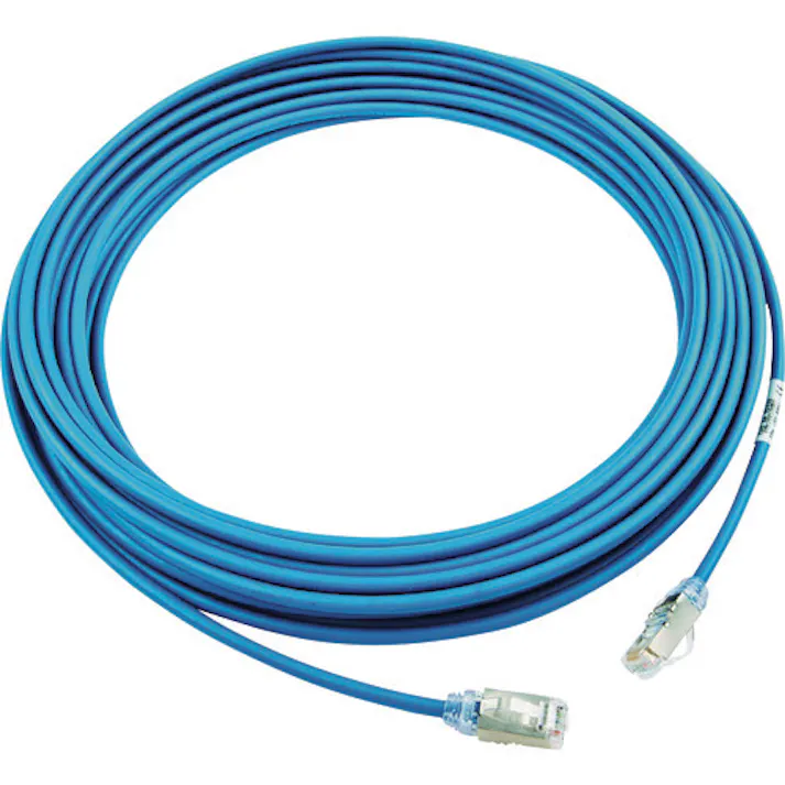 【CAINZ-DASH】パンドウイットコーポレーション カテゴリ6A細径シールドパッチコード 10m 青 STP28X10MBU【別送品】