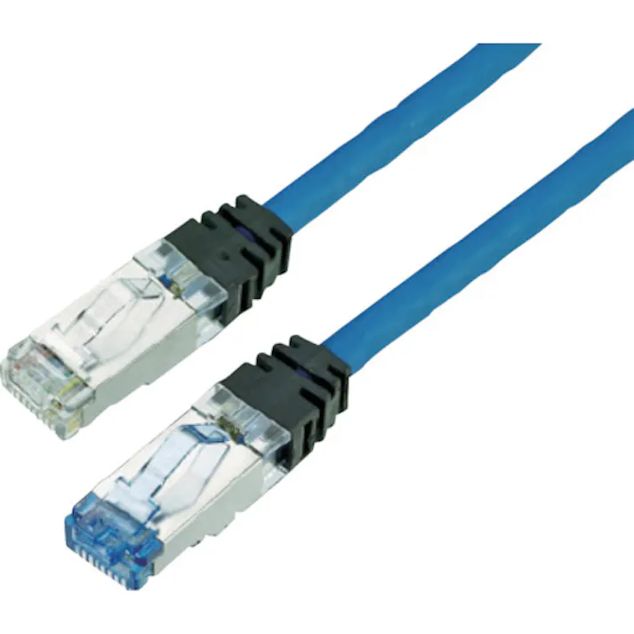 【CAINZ-DASH】パンドウイットコーポレーション カテゴリ6A細径シールドパッチコード 10m 青 STP28X10MBU【別送品】