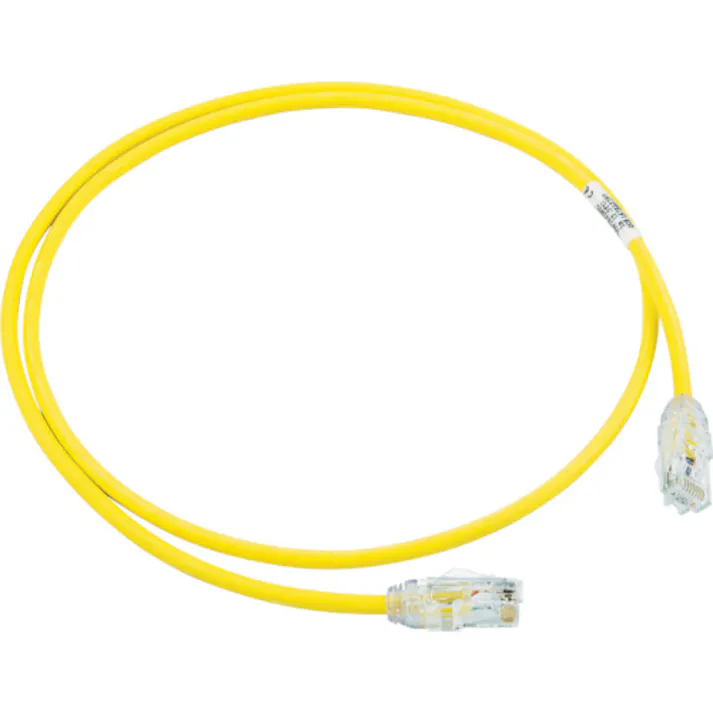 【CAINZ-DASH】パンドウイットコーポレーション カテゴリ6A細径パッチコード 2m 黄 UTP28X2MYL UTP28X2MYL【別送品】