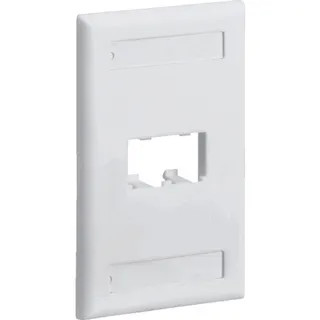 【CAINZ-DASH】パンドウイットコーポレーション スイッチボックス用フェースプレート 2ポート用 オフホワイト CFPL2IWY【別送品】