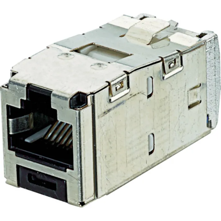 【CAINZ-DASH】パンドウイットコーポレーション カテゴリ6A シールド付きモジュラージャック CJS6X88TGY【別送品】