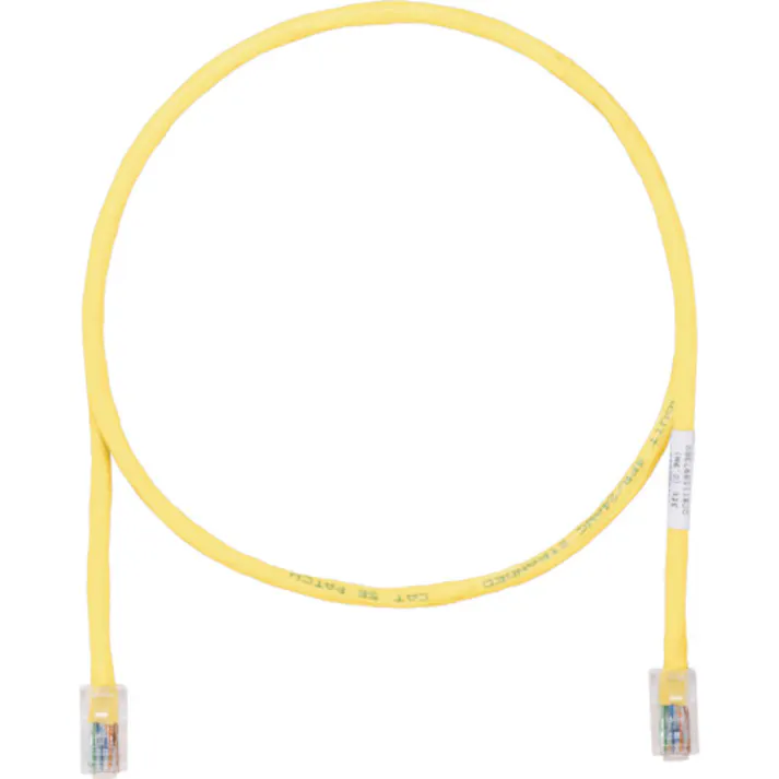 【CAINZ-DASH】パンドウイットコーポレーション カテゴリ5EUTPパッチコード 1m 黄 UTPCH1MYLY【別送品】