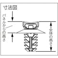 【CAINZ-DASH】パンドウイットコーポレーション 固定具　アンブレラタイプ・ファーツリーマウント　（１００個入） PUM-071-C30【別送品】