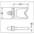 【CAINZ-DASH】パンドウイットコーポレーション 押し込み型固定具　ワイヤーサドル　（１００個入） VWS3750-C【別送品】