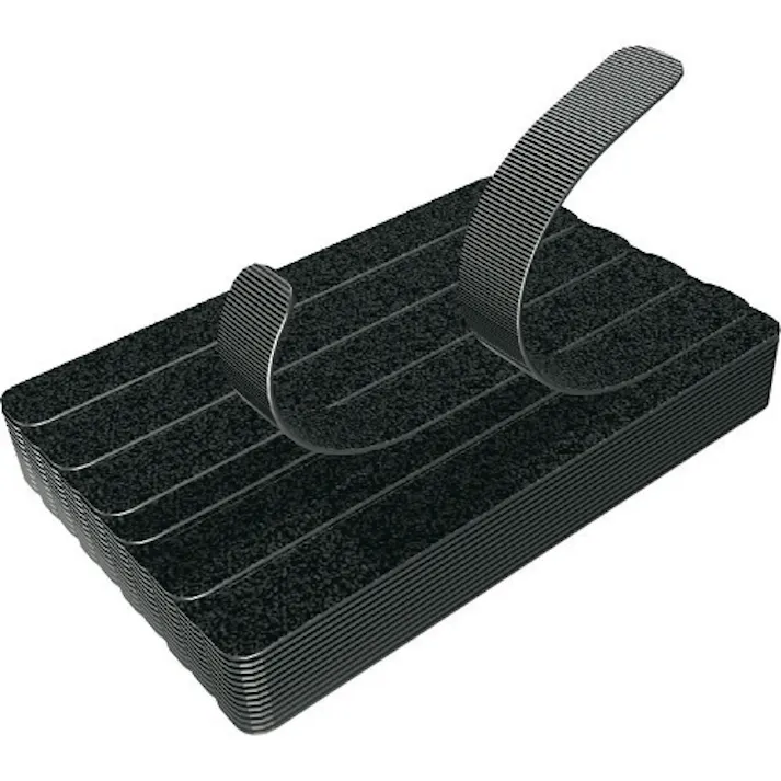 【CAINZ-DASH】パンドウイットコーポレーション タックタイ ストリップタイプ 黒 (100本入) HLB2S-C0【別送品】