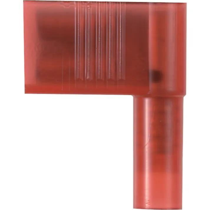 【CAINZ-DASH】パンドウイットコーポレーション 圧着端子 ライトアングルメス型ディスコネクト ナイロン絶縁タイプ ファネル挿入 AWG22~18 250タブ用 DNFR18-250B-L DNFR18-250B-L【別送品】