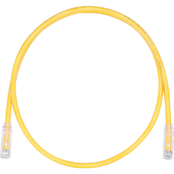【CAINZ-DASH】パンドウイットコーポレーション カテゴリ6UTPパッチコード 1m 黄 UTPSP1MYLY【別送品】