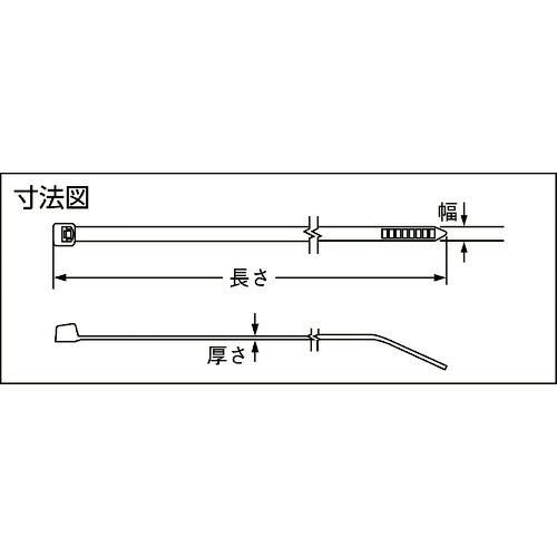 売れ筋サイト パンドウイットコーポレーション ナイロン結束バンド 難