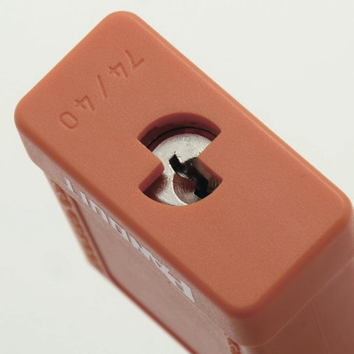 【CAINZ-DASH】パンドウイットコーポレーション ロックアウト用非電導性パドロック　オレンジ　（１個＝１箱） PSL-8OR【別送品】