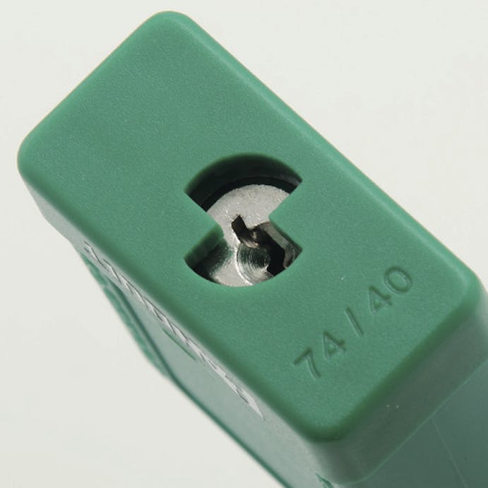 【CAINZ-DASH】パンドウイットコーポレーション ロックアウト用非電導性パドロック　緑　（１個＝１箱） PSL-8GR【別送品】