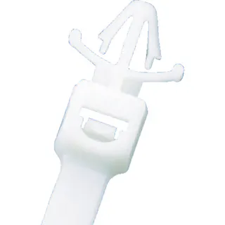 【CAINZ-DASH】パンドウイットコーポレーション 押し込みタイプナイロン結束バンド ナチュラル (100本入) PLWP1.5I-C【別送品】