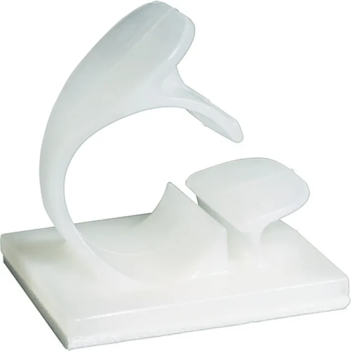 【CAINZ-DASH】パンドウイットコーポレーション コードクリップ 粘着テープ付き ナチュラル (50個入) LWC75-A-L【別送品】