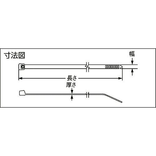 【CAINZ-DASH】パンドウイットコーポレーション ナイロン結束バンド　蛍光ピンク　（１０００本入） PLT2I-M59【別送品】