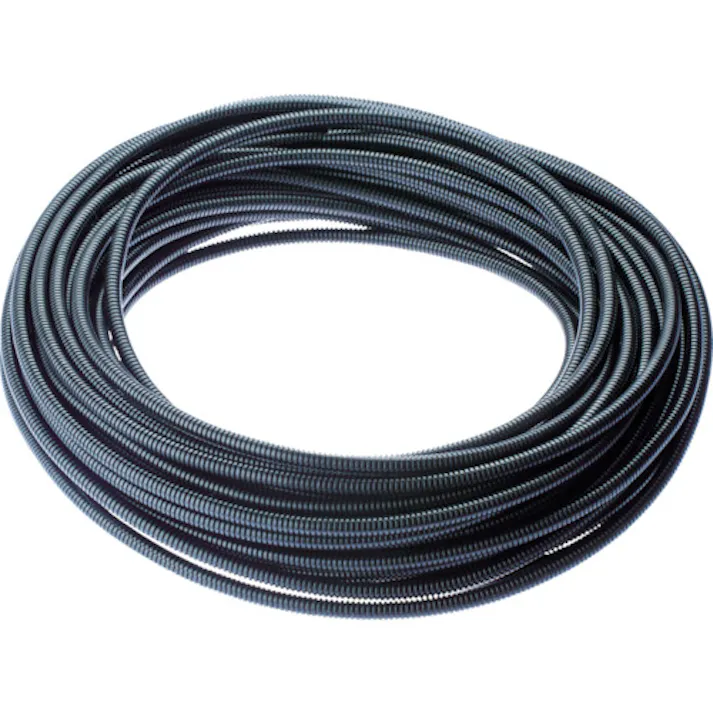 【CAINZ-DASH】パンドウイットコーポレーション コルゲートチューブ ポリエチレン スリット付き 黒 内径10mm 30.48m CLT38F-C20【別送品】