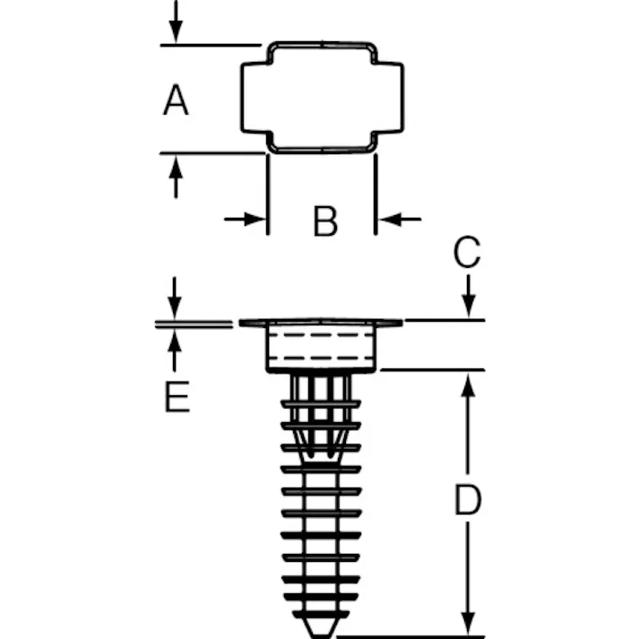 【CAINZ-DASH】パンドウイットコーポレーション コンクリート用押し込み型固定具 (50個入) MPMWH32-L0【別送品】