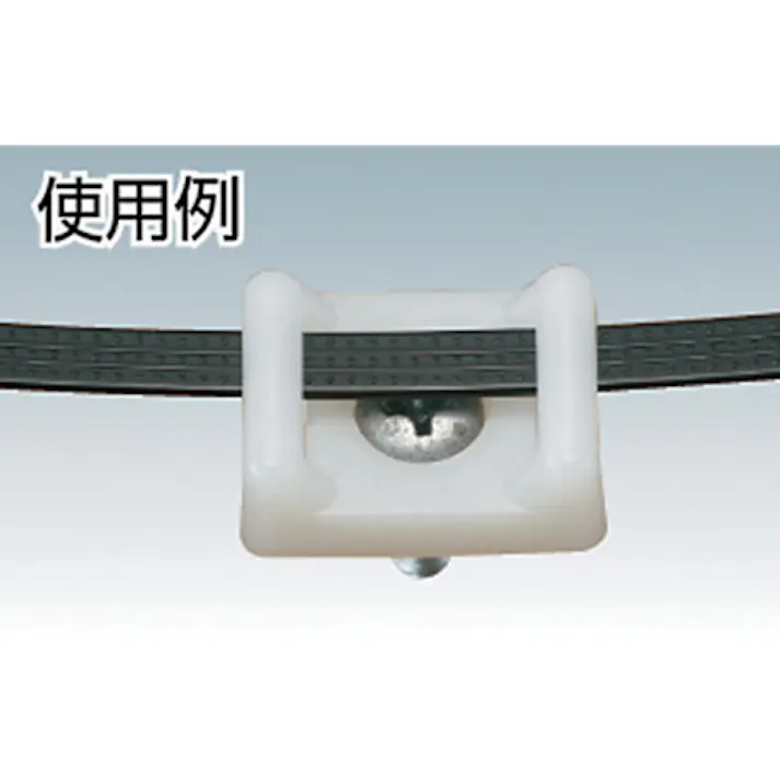 【CAINZ-DASH】パンドウイットコーポレーション スーパーグリップ専用タイマウント ナチュラル (100個入) TMSG2S8-C【別送品】