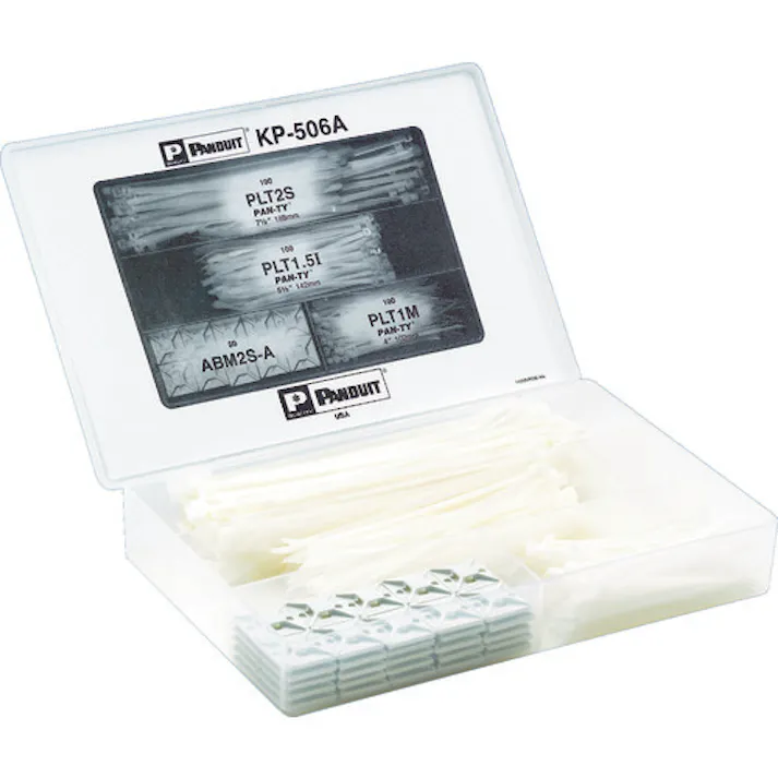 【CAINZ-DASH】パンドウイットコーポレーション 屋内使用結束バンド・固定具キットボックス (1本入) KP-506A【別送品】