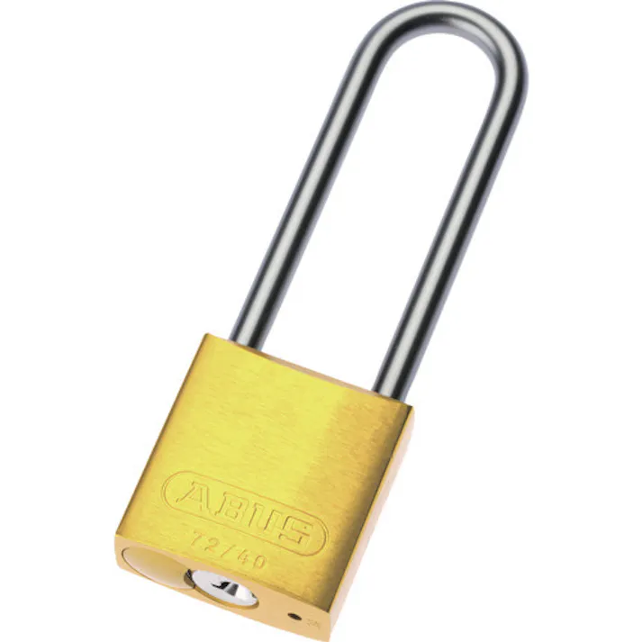 【CAINZ-DASH】パンドウイットコーポレーション ロックアウト用ハイセキュリティパドロック ツル長タイプ 黄 PSL-7YL-LS【別送品】