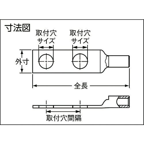 CAINZ-DASH】パンドウイットコーポレーション 銅製圧縮端子 標準バレル