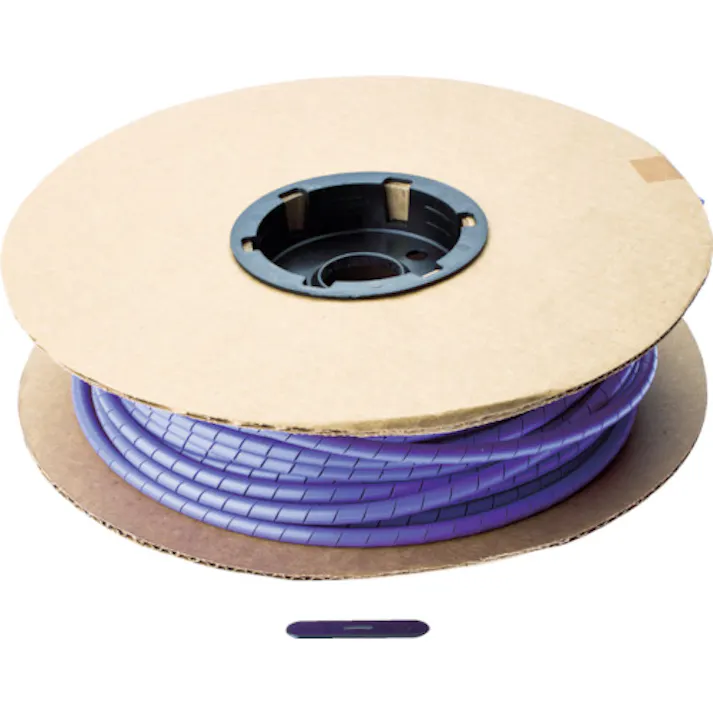 【CAINZ-DASH】パンドウイットコーポレーション スパイラルラッピング ポリエチレン 紫 T50F-C7【別送品】