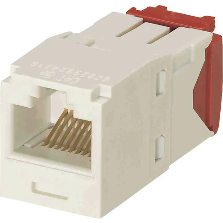 【CAINZ-DASH】パンドウイットコーポレーション カテゴリ5E RJ45モジュラージャック UTP TGタイプ オフホワイト CJ5E88TGIW CJ5E88TGIW【別送品】